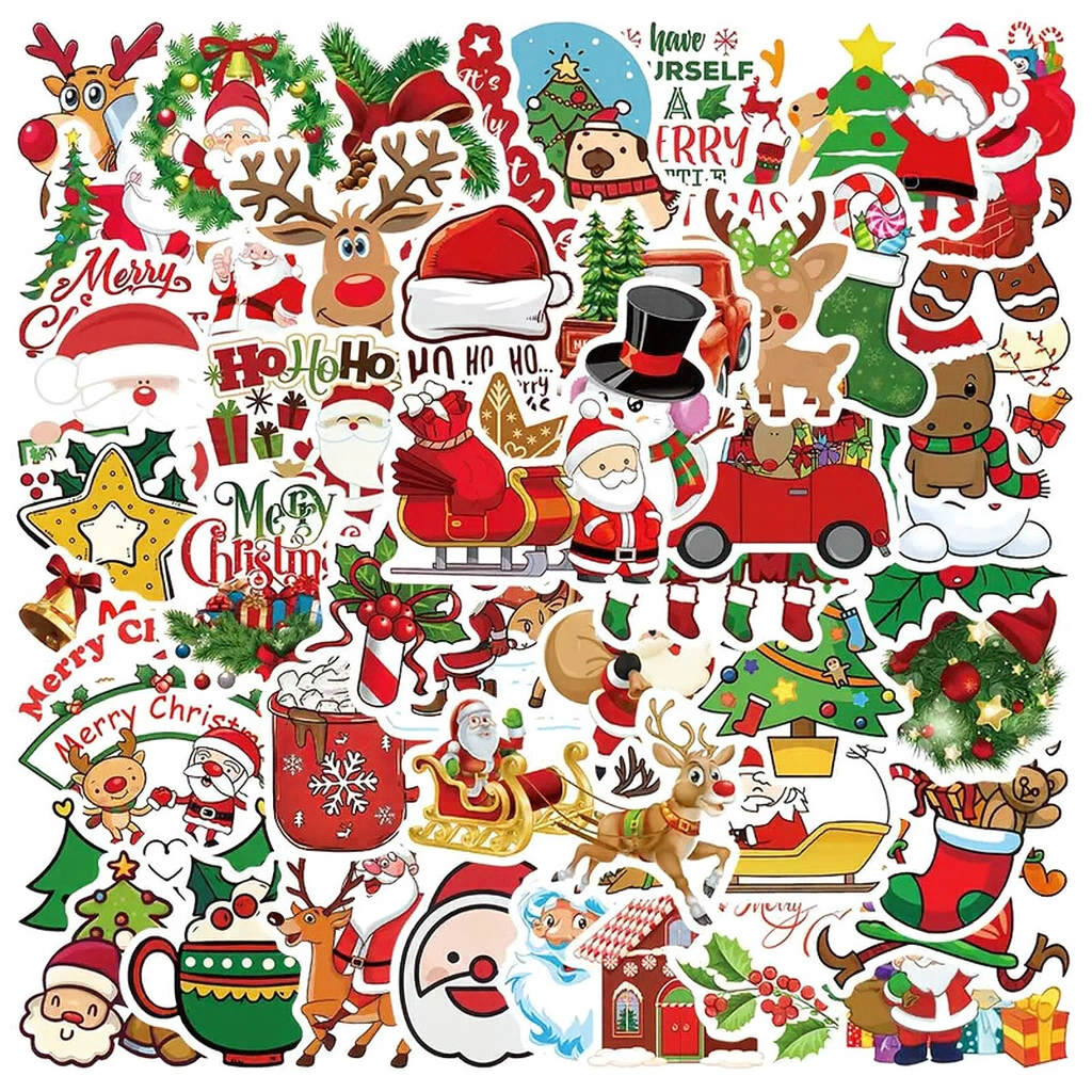 ✨ Pack Aleatorio de 5 Pegatinas Navideñas ✨