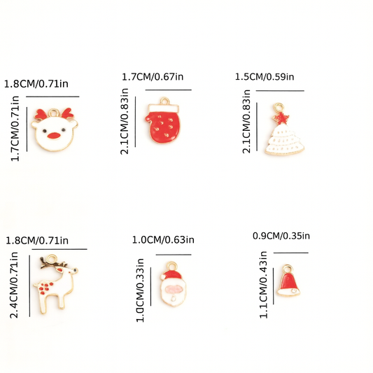 Set 5 Llaveros de Navidad 🔑