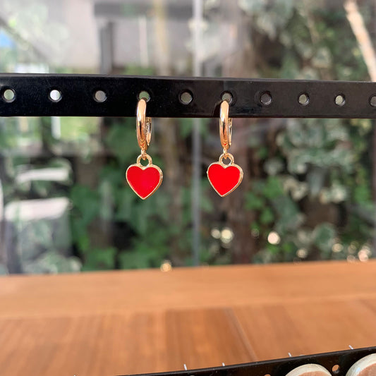 Pendientes Dorados Mujer Corazón