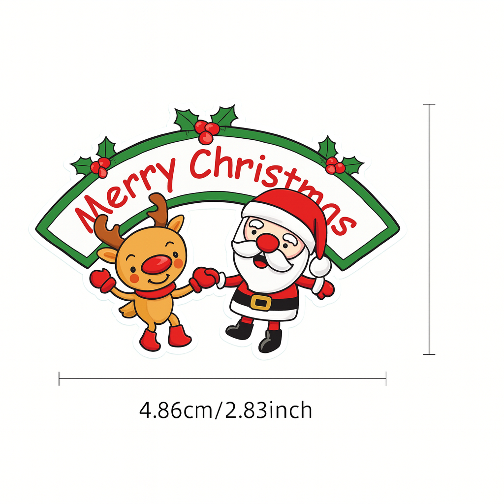 ✨ Pack Aleatorio de 5 Pegatinas Navideñas ✨