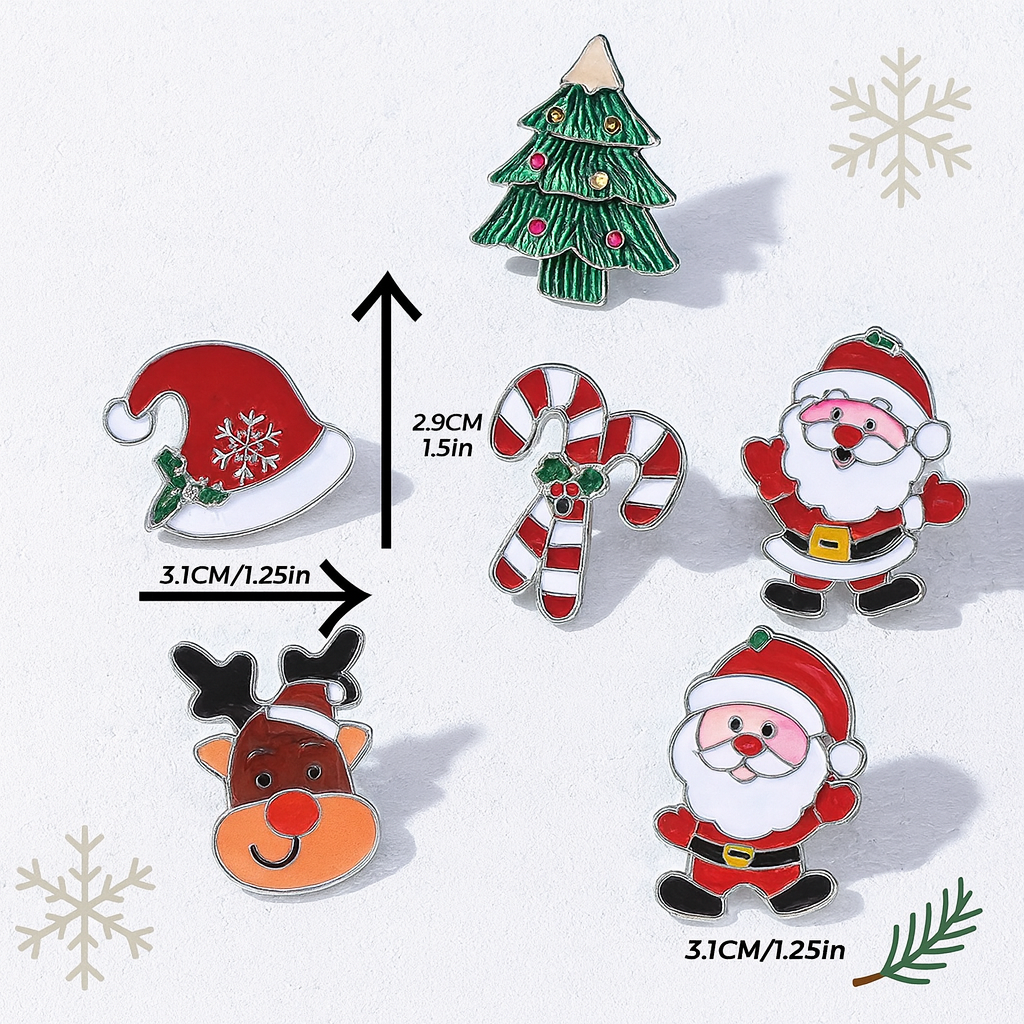 🎄 Broches Navideños – Detalles Originales y Festivos