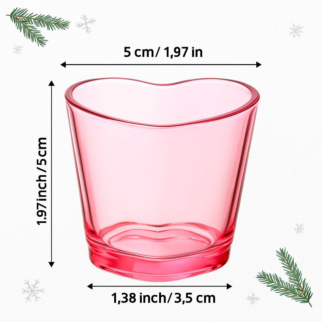 ❤️ Vasos de Chupito con Forma de Corazón – Detalle Único y Original