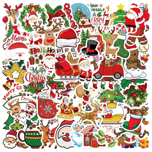 ✨ Pack Aleatorio de 5 Pegatinas Navideñas  ✨