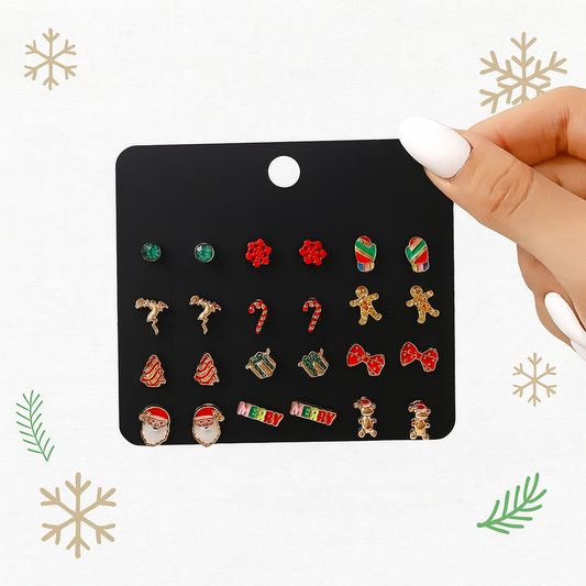 ✨ Pendientes Navideños Encantadores y Festivos ✨