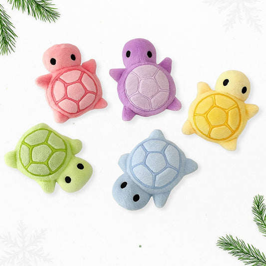 🐢✨ Mini Tortuga de Peluche Rosa – Edición Especial 🎄